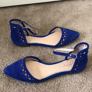 Brand New. Blue Jessica Simpson Flats. Size 7